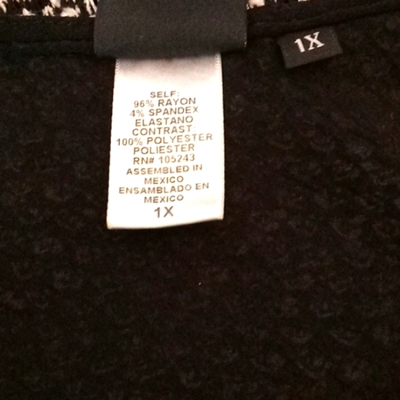 🎁 FREE GIFT INCLUDED 🎁 NWOT Double Layered Blouse Sweater Top Long Sleeves - Picture 12 of 14